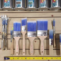 Pinceau d'angle de haute qualité de 3 pouces avec poils synthétiques, directement des usines pour le marché américain et canadien