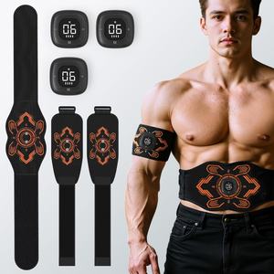 Stimulateur musculaire abdominal EMS Entraînement abdominal <span class=keywords><strong>TENS</strong></span> EMS Fitness Brûleur de graisse électrique Ceinture amincissante pour la taille, le ventre, les bras Tonification des abdominaux - Product Image 1