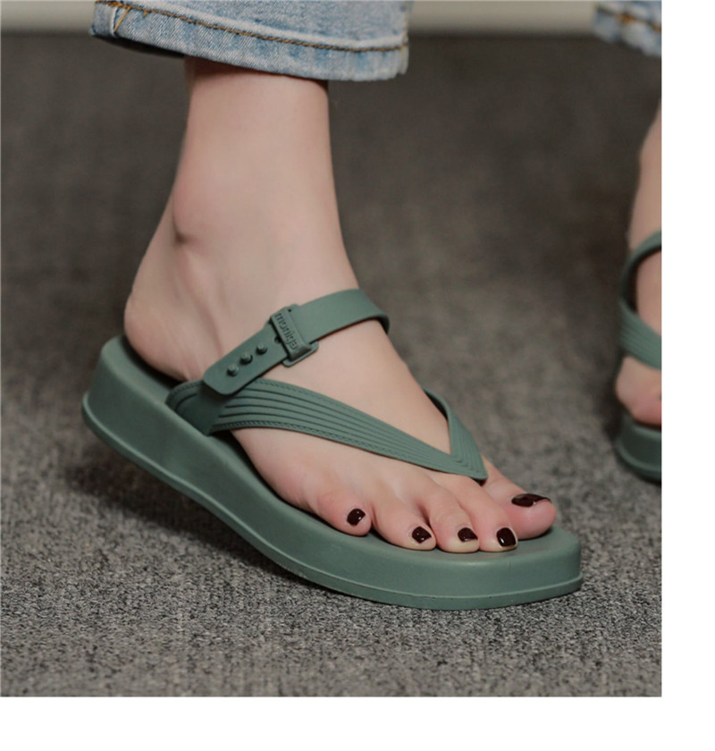 Women's Summer Beach Slides Sandals Outdoor Platform Flip-flops Slippers Girls