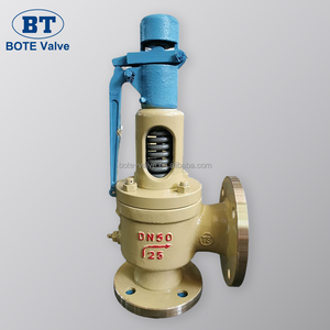 Vanne de sécurité à ressort à levage complet A48Y-16C avec poignée, vanne de sécurité à vapeur à brides (DN25-DN200) - Product Image 1