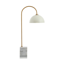Lampe de table créative en métal et marbre, style industriel, douille E26/E27