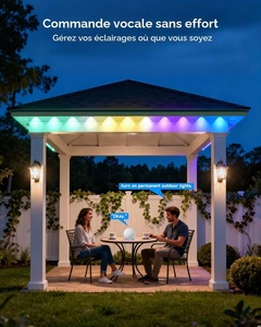 Lumière LED Pixel RGBW DC12V 30mm IP68 Extérieur Sans Fil Dimmable Garantie 5 Ans Matériau PVC 3500K-6000K Noël - Product Image 5