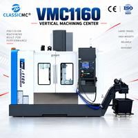 Centre d'usinage vertical CNC VMC1160 à 3 axes de grande rigidité pour le traitement de grandes pièces métalliques de moules