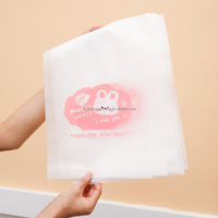 100 pièces MOQ Sac d'emballage en plastique PE biodégradable givré avec valve et fermeture éclair en EVA pour vêtements et articles de rangement, sérigraphie