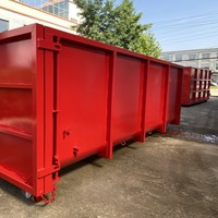 Bacs de recyclage de conteneurs de ferraille de levage de crochet de nouvel état pour le transport de camion pour l'usine de pyrolyse