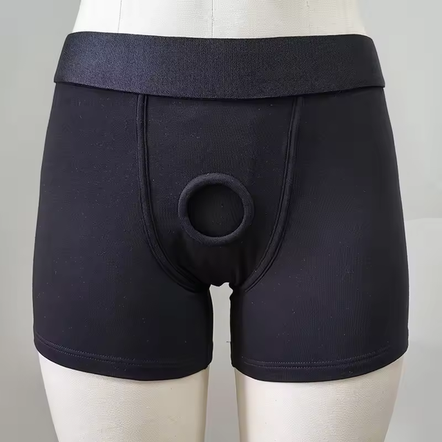 7 Sizes Comfort Trans Briefs FTM Boxers STP Wear O-Ring Strap Ons 3XL Plus Size Packing Underwears