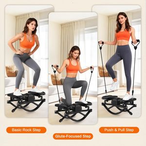 Appareil de fitness à domicile RS : <span class=keywords><strong>Stepper</strong></span> basculeur Rock <span class=keywords><strong>Stepper</strong></span> pour entraînement complet du corps à faible impact et protection des articulations - Product Image 6
