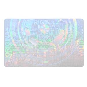 An Ninh Trong Suốt Tùy Chỉnh Thẻ Id Holographic Dán - Product Image 2
