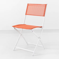 Chaises pliantes d'extérieur en métal TIPTOP 2026 pour patio, jardin, plage - Design moderne