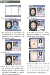 Analyseur de peau professionnel Scanner numérique Tone <span class=keywords><strong>Antera</strong></span> Analyse de la peau 3D Appareil d'analyse de beauté Caméra Machine faciale à vendre - Product Image 4