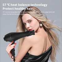 WAIKIL Nouveau Sèche-Cheveux Professionnel Puissant Chauffage Rapide Réglage Chaud et Froid avec Concentrateur d'Air