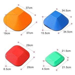 어린이를 위한 균형 디딤돌, 밸런스 리버 스톤, 유아 스텝 스톤, 키즈 밸런싱 락 베이비 밸런스 블록 감각 장난감
