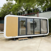 Maison préfabriquée en acier contemporaine, modulaire, en kit, étanche, écologique, durable, anti-corrosion, garantie 2 ans, structure 20x40 pieds