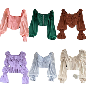 Camicie in <span class=keywords><strong>Lino</strong></span> da <span class=keywords><strong>Donna</strong></span> all'Ingrosso Stile High Street con Colletto Rovesciato Traspiranti e Assorbenti, Vestibilità Slim con Bottoni, Ideali per il Pendolarismo - Product Image 1