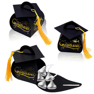 Caja para <span class=keywords><strong>Gorro</strong></span> <span class=keywords><strong>de</strong></span> Graduación 2026, Bolsa <span class=keywords><strong>de</strong></span> Embalaje para <span class=keywords><strong>Dulces</strong></span> Sorpresa para Fiesta <span class=keywords><strong>de</strong></span> Graduación, Bolsa Creativa <span class=keywords><strong>de</strong></span> Papel <span class=keywords><strong>con</strong></span> Borla Dorada - Product Image 2