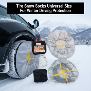 Chaussettes de neige pour pneus, taille universelle, pour la protection en conduite hivernale - Product Image 3