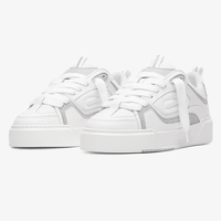 Vente en gros d'usine, dernières baskets décontractées en cuir de vache à lacets et patchwork, chaussures de sport pour hommes, toutes saisons, antidérapantes, tendance mode