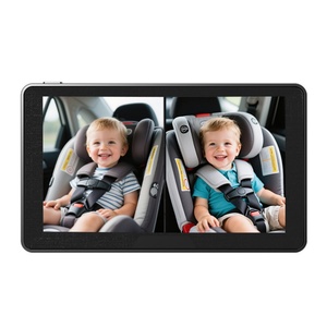 Moniteur de siège arrière grand angle pour voiture, moniteur de sécurité pour siège auto, mini caméra WiFi Android pour surveillance de bébé à domicile et en voiture - Product Image 1