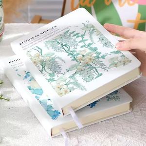 Cuaderno Kettlebrldge Flower Mini A5 de 100 Hojas, Estilo Retro Literario INS, Tapa Dura de Alta Calidad con Color y Logotipo Personalizados - Product Image 1