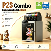 Printer 3D Bamboo P2S Combo Versi Internasional Model Baru 2026 Laris Manis Pengiriman Global Harga Kompetitif Grosir