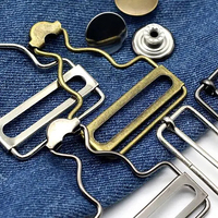 Boucle de Bretelle Métallique Ajustable Personnalisée pour Jeans, Robes et Accessoires Vestimentaires