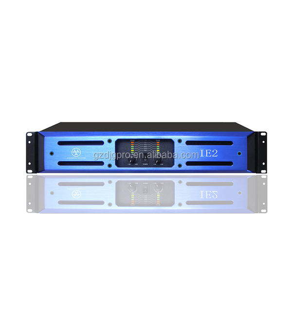 1600W Bridgeable 2-Channel Professional Amplifier Lightweight 13.5kg Class D Design Metal Shell for Live Sound Installations IE4