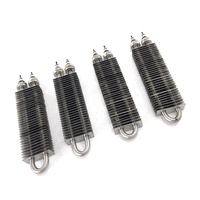 Tube chauffant tubulaire à ailettes carrées en acier inoxydable durable 220V 380V 800W 1000W pour four de séchage industriel