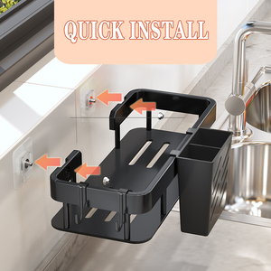 New lưu trữ Giá mini 30cm hộ gia đình nhà bếp thép không gỉ chủ kệ - Product Image 3