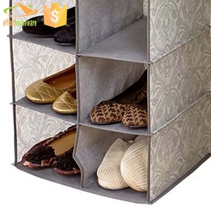 <span class=keywords><strong>2</strong></span> filas tela colgante suéter closet organizador - Product Image 4