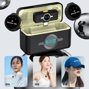 Button-type <b>Wireless</b> Lavalier <b>Microphone</b> Mobile Phone Outdoor Live Broadcast Complete Set of Radio and Noise Reduction Small - Product Image 3