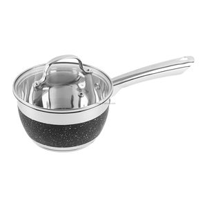 Batterie de cuisine 8 pièces <span class=keywords><strong>en</strong></span> acier inoxydable peint <span class=keywords><strong>en</strong></span> marbre Ensemble de casseroles et de casseroles au design d'Europe de l'Est - Product Image 3