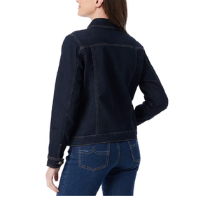 Wholesale Price High Quality Women's Casual Quilted <b>Denim</b> Jackets Breathable Windproof Eco-Friendly Long Length <b>Fabric</b> Made - Product Image 3