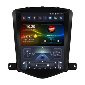 CARUPEZ Radio de Auto Android Estilo <span class=keywords><strong>Tesla</strong></span> de 9.7 Pulgadas para Chevrolet Cruze J300 2008-2012 IPS DSP GPS Cámara de Reversa CarPlay Inalámbrico - Product Image 1