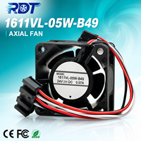 Ventilateur de refroidissement pour servomoteur CNC 1611VL-05W-B49 24VDC 40x40x28mm à roulement à billes A90L-0001-0580 Unité de ventilation axiale industrielle DC OEM