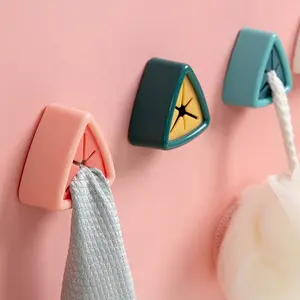 Wall-mounted Towel Holder Sucker Washing Cloth Plug Rag Hook Free Punch Storage Hanger Dish Towel Rack