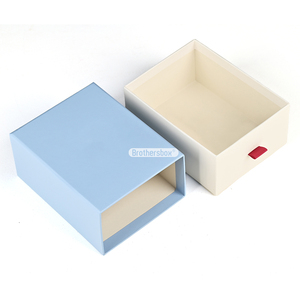 Custom Luxury Handmade Pull-Out Sleeve Drawer Rigid Jewelry <b>Gift</b> <b>Box</b> with Ribbon for Premium Packaging - Product Image 2