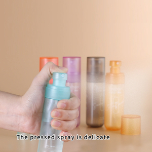<span class=keywords><strong>Precio</strong></span> barato personalizado 100mL forma redonda vacío esmerilado 30ML 50ml embalaje PET botella de Perfume azul 80ML 120ML con espray de niebla engarzada - Product Image 6