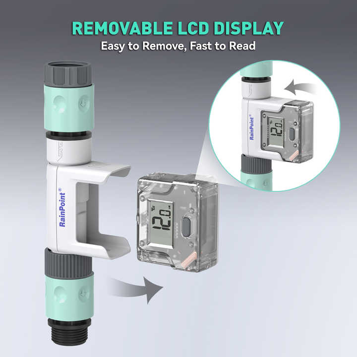 WiFi Water Monitor Diivoo WiFi Water Flow Meter - Smart Garden Hose ...