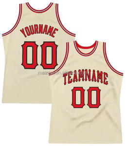 Disesuaikan jahitan Tackle Twill basket set atletik dicetak tim seragam Jersey - Product Image 1