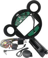 Autoradio multimédia pour BMW MINI 2007-2014, tableau de bord noir, autoradio Android 9 pouces, lecteur multimédia, cadre DVD