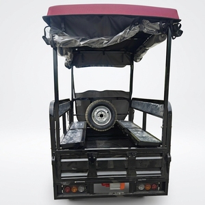 Long-Range 7-Person Tricycle with Weatherproof Roof, Open-Style <b>Covered</b> <b>Scooter</b> <b>for</b> Commuting Use - Product Image 2