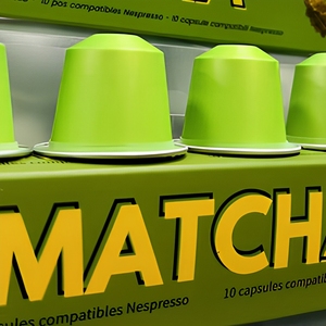 Cápsulas de Té Verde Matcha Compatibles con <span class=keywords><strong>Nespresso</strong></span>, Ceremoniales, Sin Azúcar, Frescura Sellada en Aluminio, Ideal como Alternativa al Café - Product Image 3