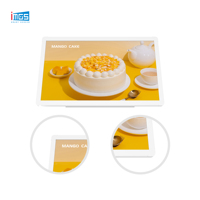 Écran d'affichage numérique LCD blanc de 18,5 pouces avec USB et RJ45 pour la publicité sur comptoir de magasin de détail