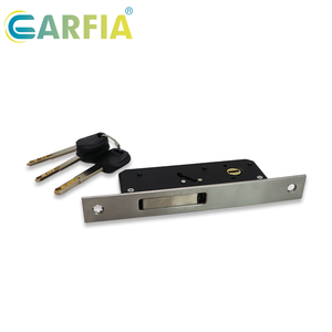 Đồ Nội Thất Phần Cứng Phụ Kiện Hot Bán Trượt Khóa Cửa SS + Sắt Cửa Khóa Tủ Cửa Chết Khóa - Product Image 2