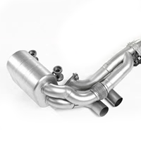 Système d'échappement Catback à double sortie avec soupapes en acier inoxydable pour Porsche 911 991.1 Carrera 2012-2016