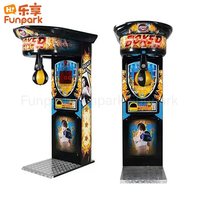 Machine de boxe d'arcade électronique à monnayeur avec tickets de récompense pour jeux d'amusement, à vendre