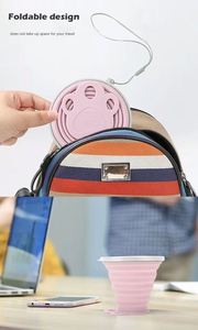 Portable Food-Grade Silicone Folding <b>Cup</b> Extendable Outdoor <b>Camping</b> Water <b>Cup</b> with Classic Design for Travel and Promotion - Product Image 5
