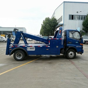 Camión de Remolque Pequeño JAC 4x2 con Plataforma y Elevador de Ruedas, Camión de Remolque de 5t con Cabrestante - Product Image 3