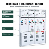 Unité de Commutation Compacte (RMU) à Quatre Unités pour Moyenne Tension avec Compartiment de Mesure pour Sous-Station