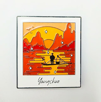 Badge en métal de haute qualité, motif dessin animé mignon, fabriqué par technique de moulage, pour la décoration de souvenirs et les cadeaux pour enfants
